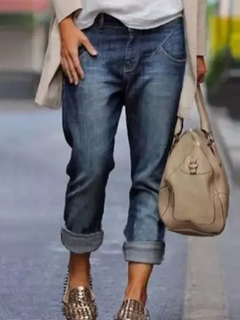 Loose Denim Casual Jeans(⚡Clearance Sale)