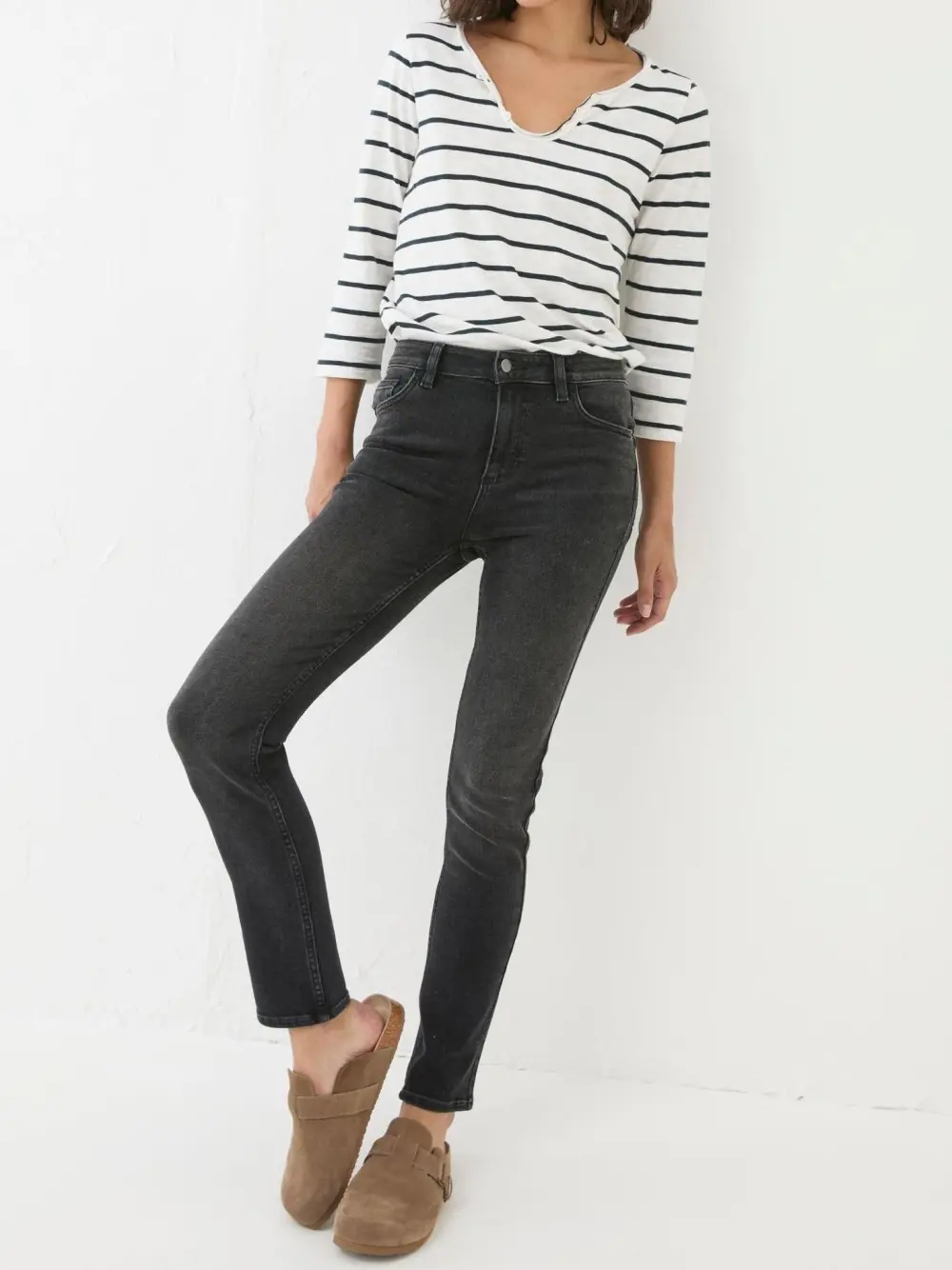 Sway Washed Black Slim Jeans