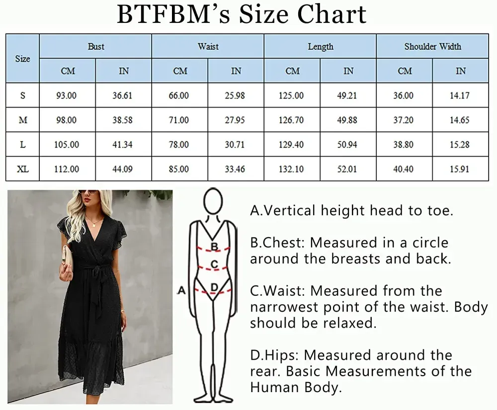 Women Summer Bohemian Floral Casual Wrap V Neck Ruffle Cap Sleeveless Belt A-Line Pleated Hem Swing Midi Sun Dress