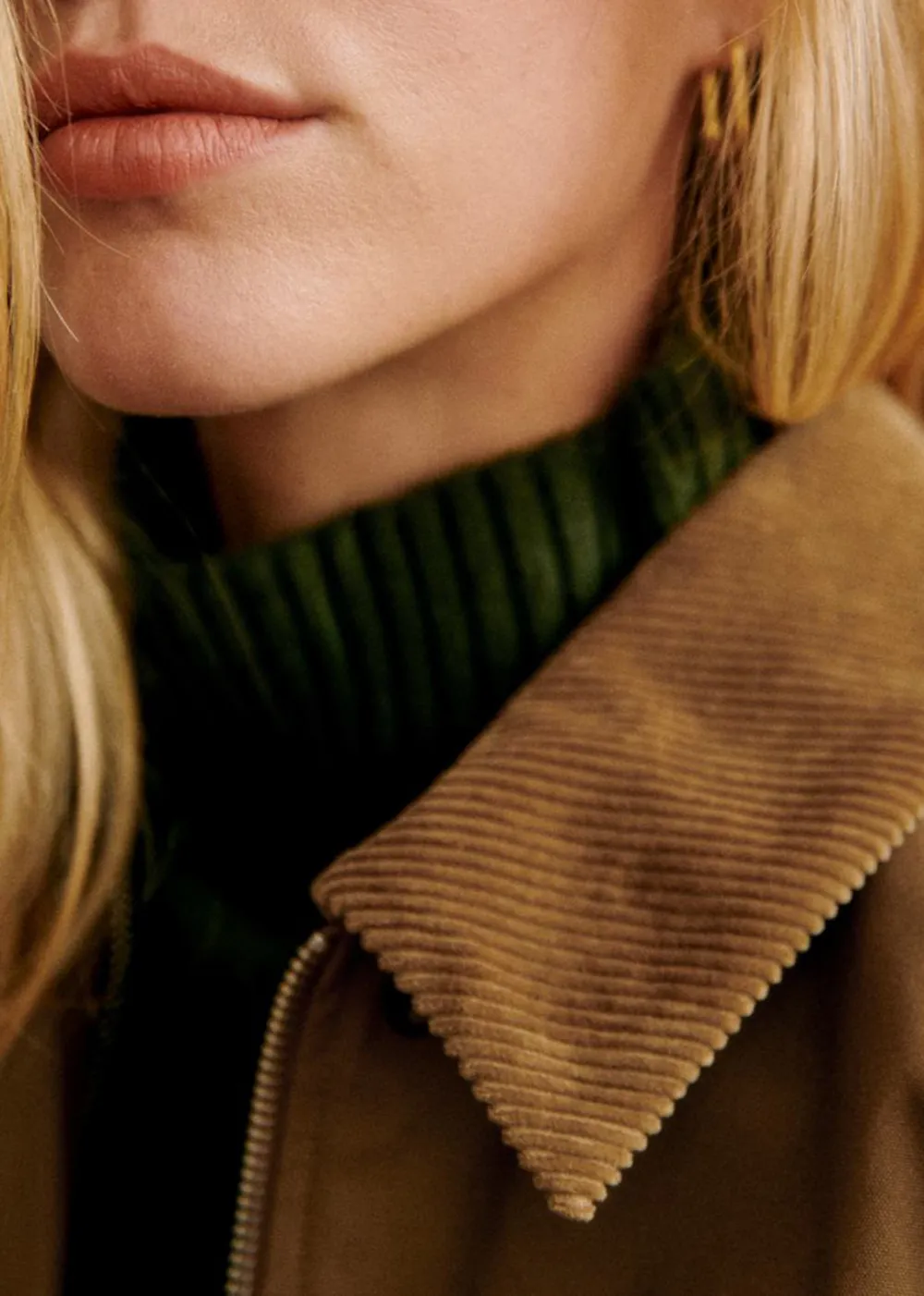 Coat with Classic Collar