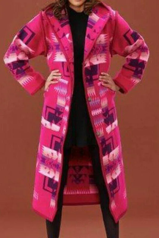 Vintange Western Style Hooded Coat