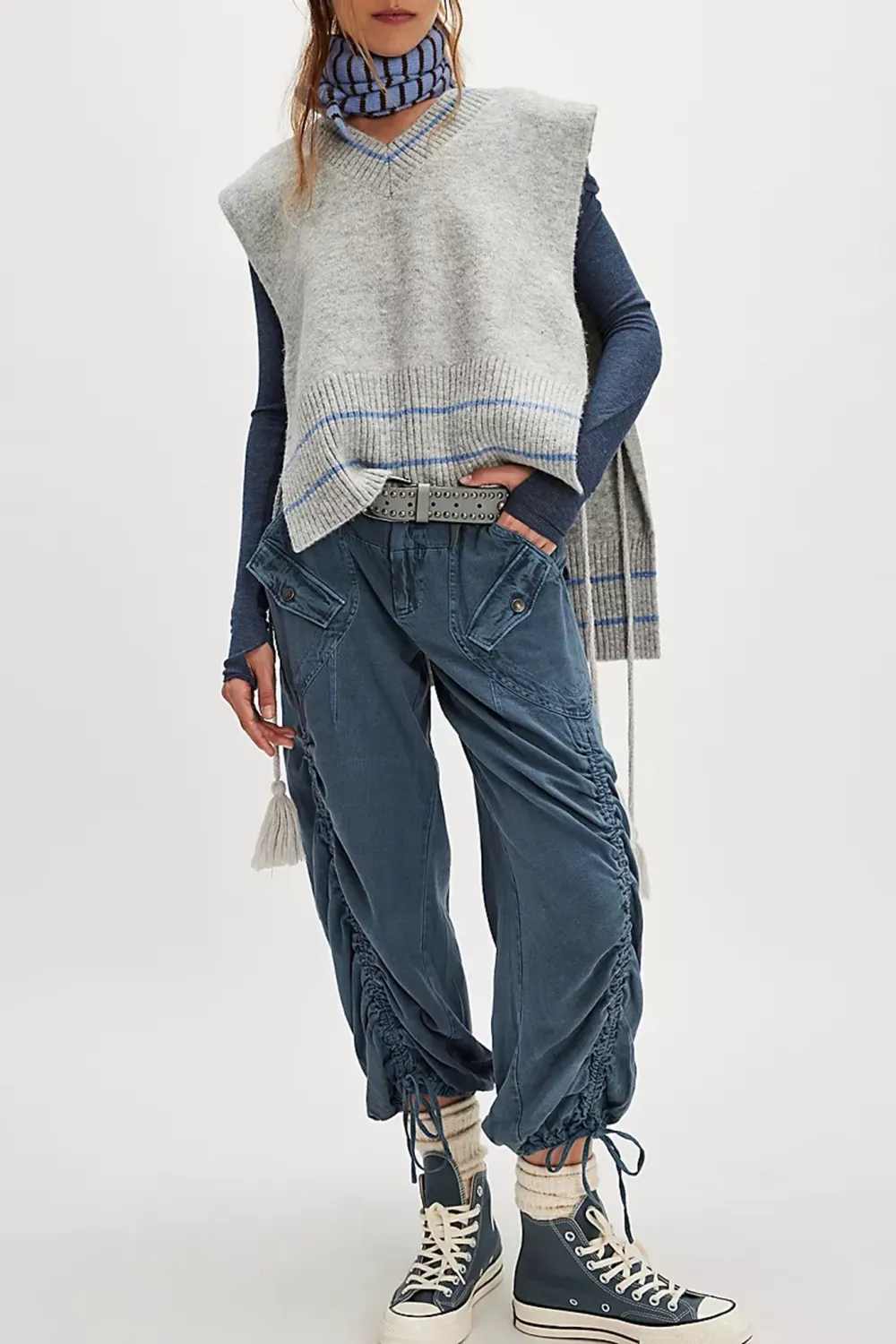 Utility Style Drawstring Pants