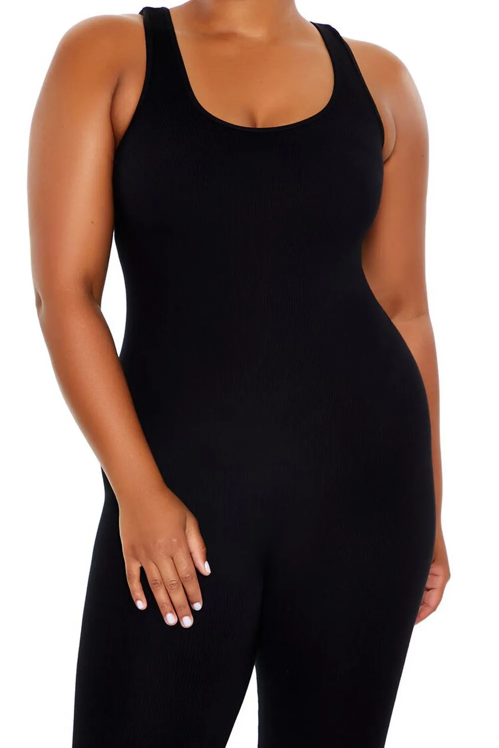 Plus Size Seamless Tank Jumpsuit