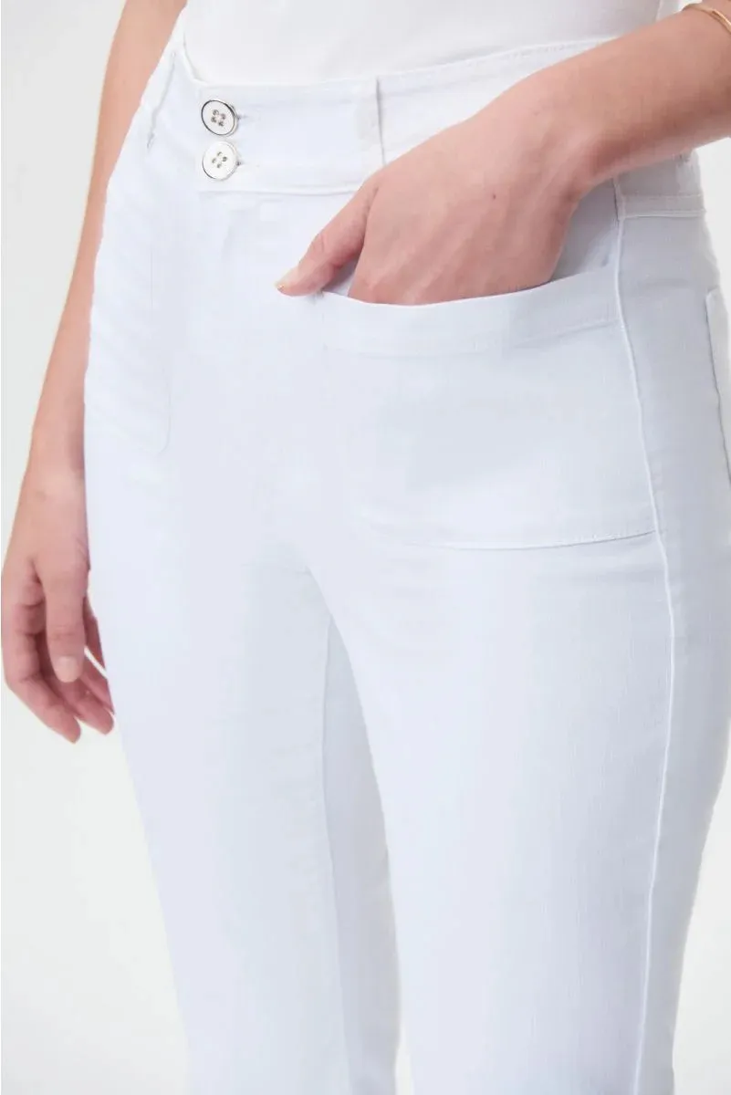 White Flared High - Waist Jeans