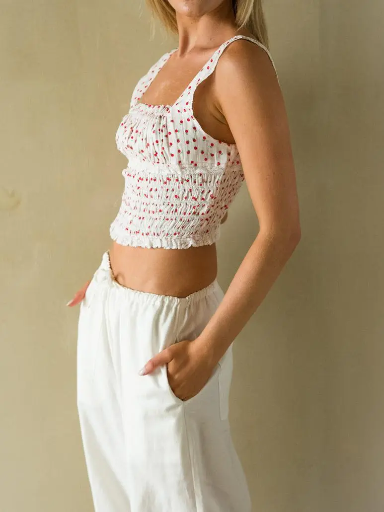 Posie Picnic Smocked Top