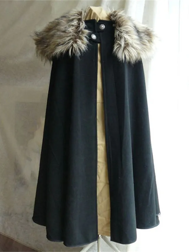 Women's Coat Cloak / Capes Street Daily Going out Fall Winter Long Coat Regular Fit Warm Breathable Casual Jacket Long Sleeve Solid Color Fur Trim Black Navy Blue Blue