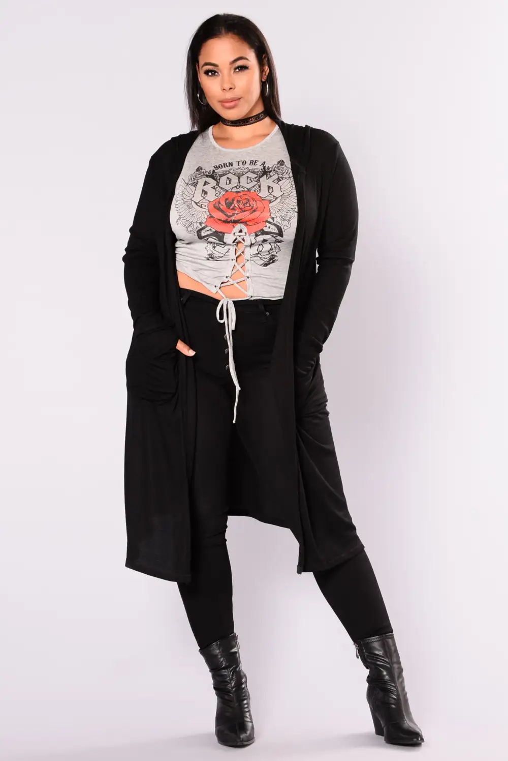 Sunday Kind Of Love Duster Jacket - Black