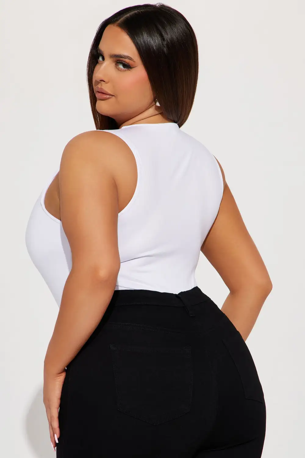 Eli Cut Out Bodysuit - White