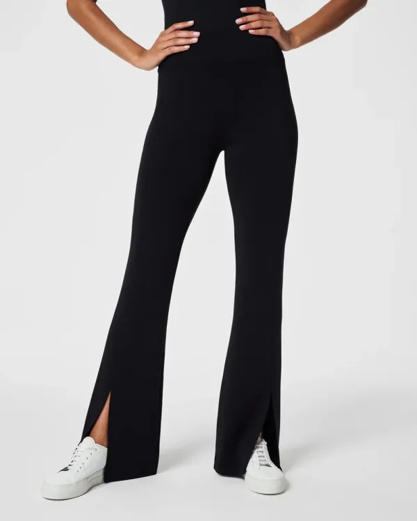 Slim Flare Pant With Front Slit