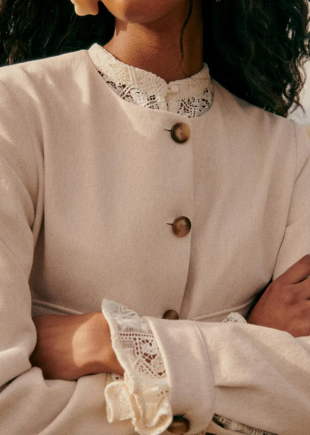 Plain Long Sleeve Jacket