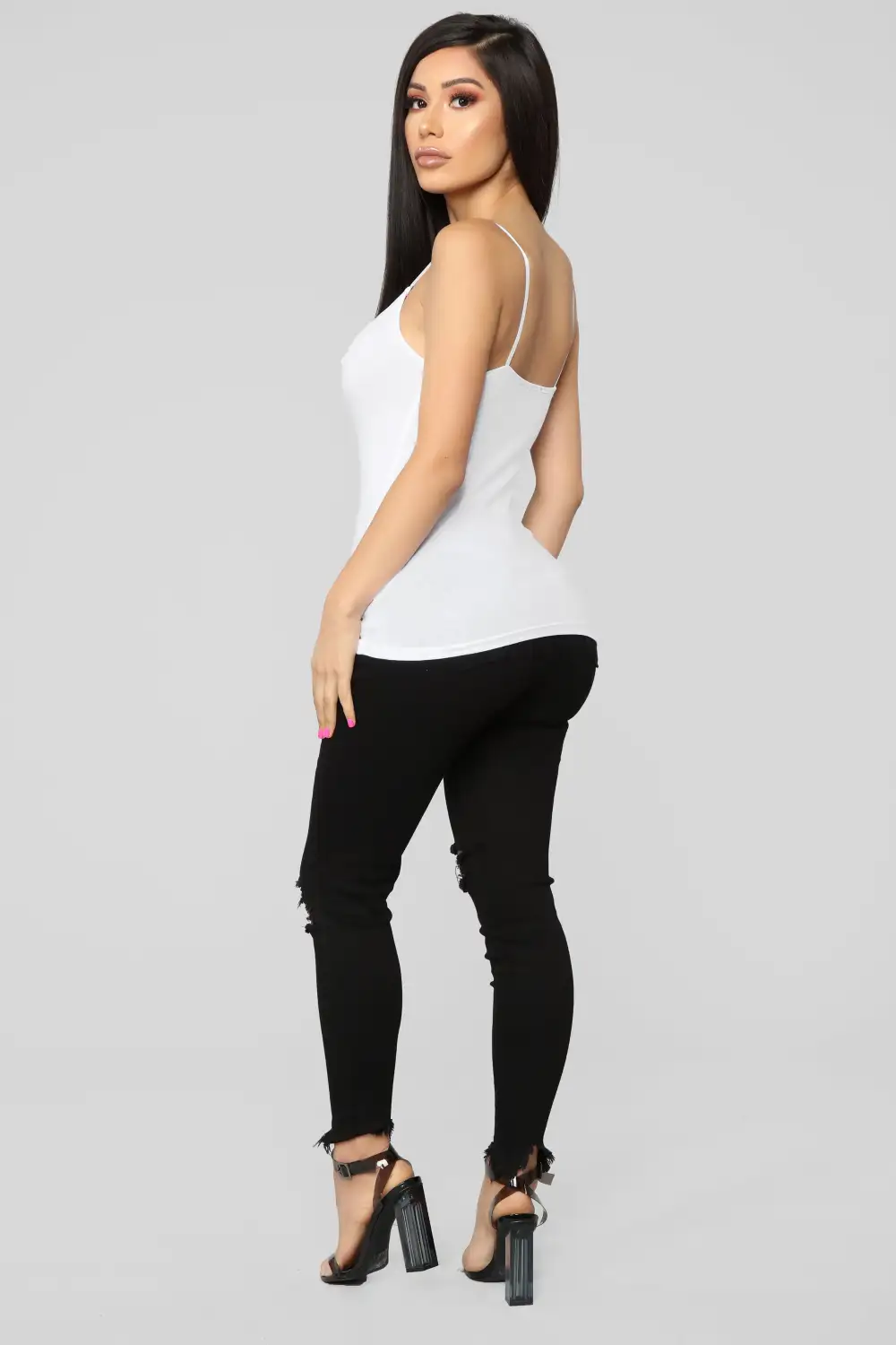 Love To Layer Tank - White