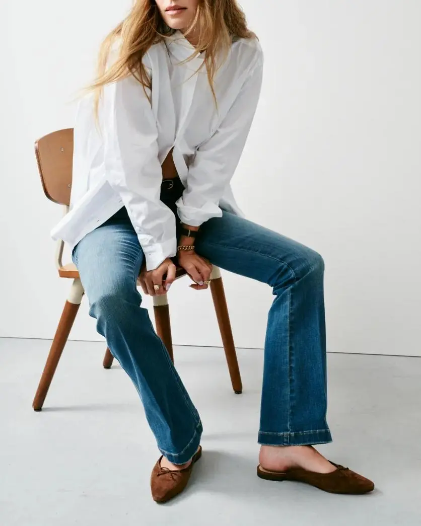 Vintage Indigo Flare Jeans