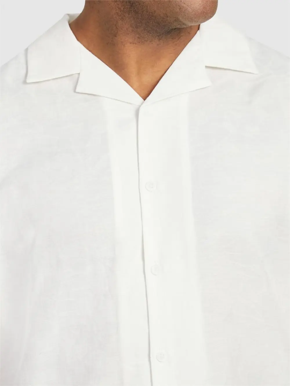 WHITE RELAXED FIT SHIRT