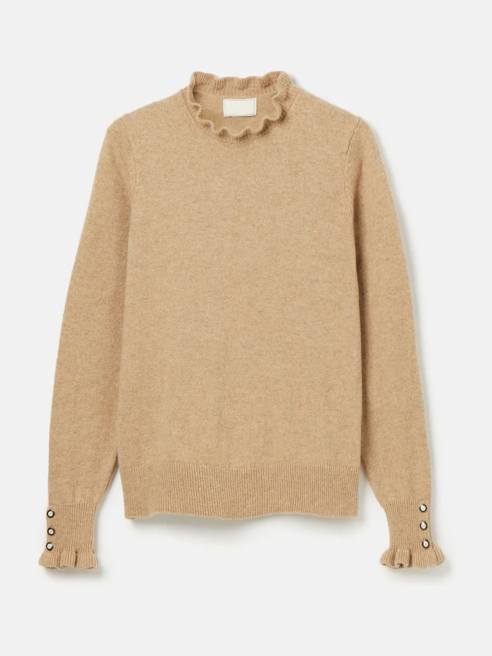 Frill Neck Long Sleeve Jumper