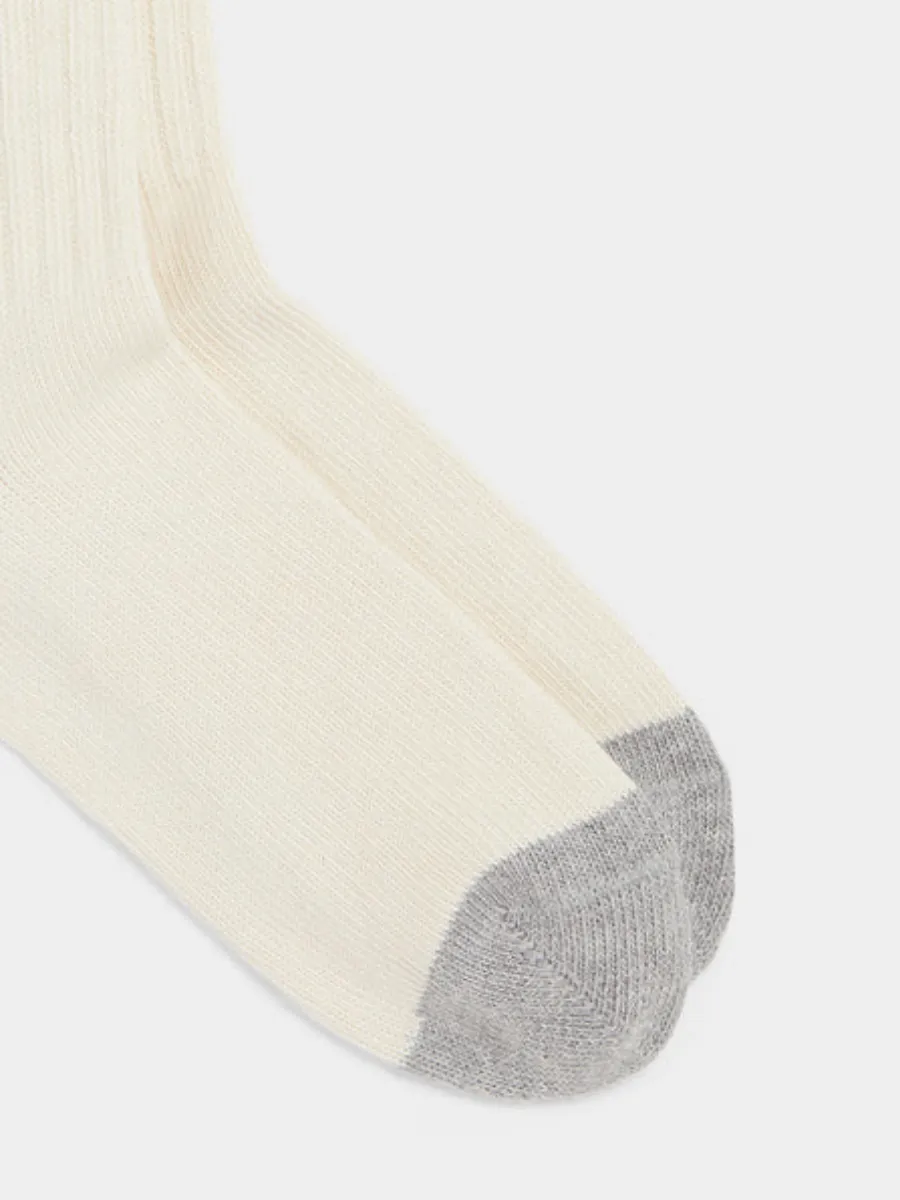 CONTRAST COLOR STRIPED SOCKS