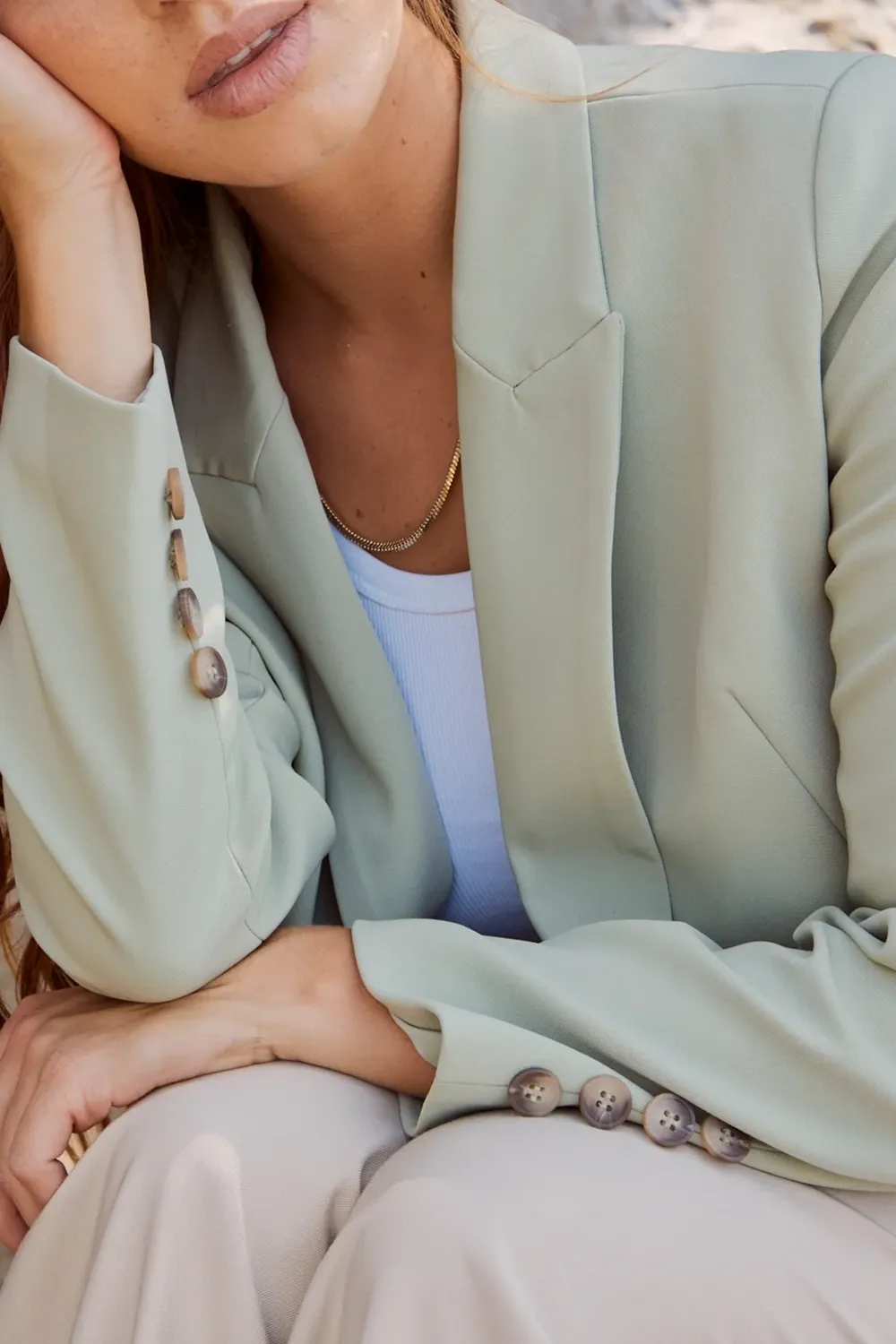 Semi Fitted Boyfriend Blazer