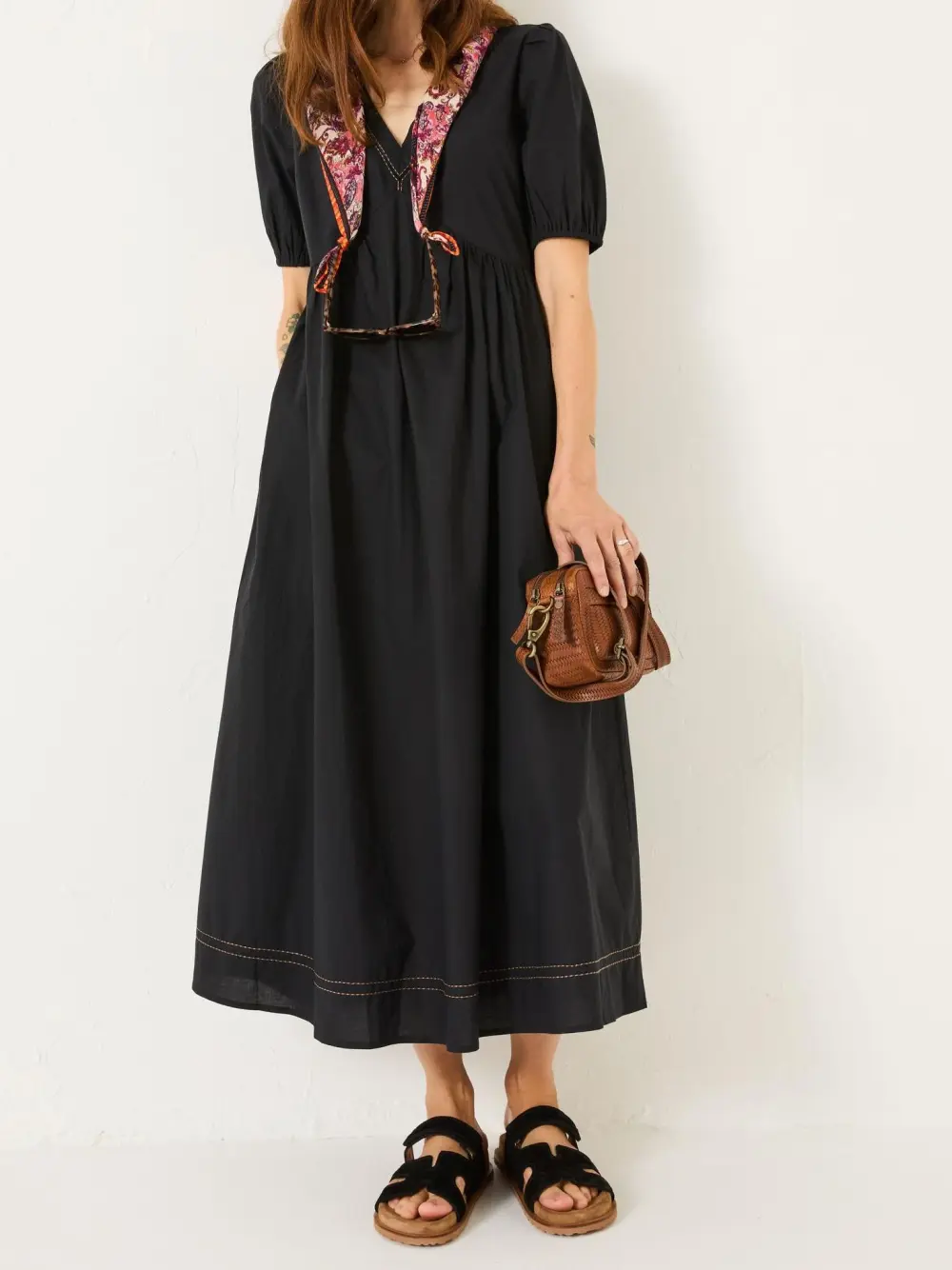 Black Remi Midi Dress