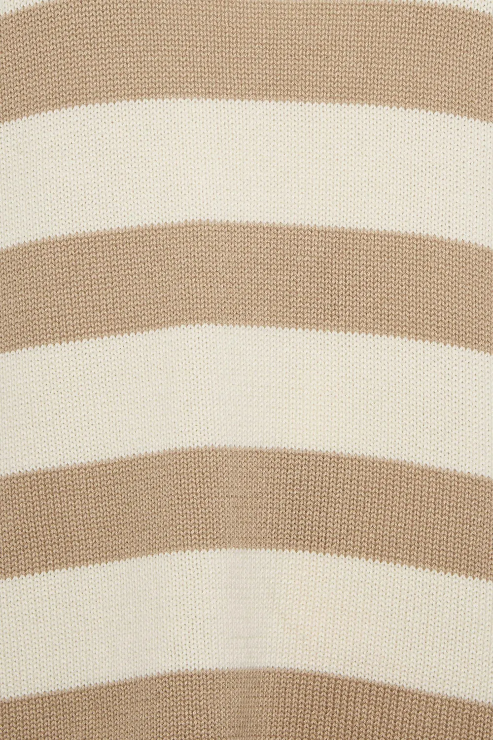 YOURS Curve Cream & Beige Stripe Jumper