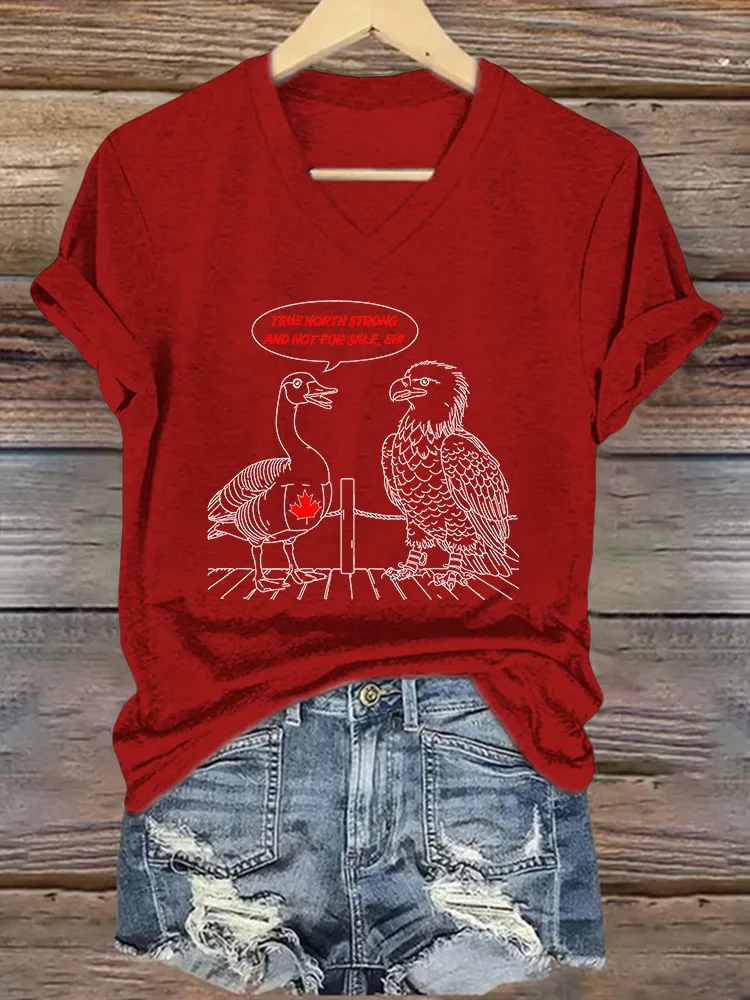 Women'S Never Be The 51st State Canada Will Never Yield To Tru.p T-Shirt