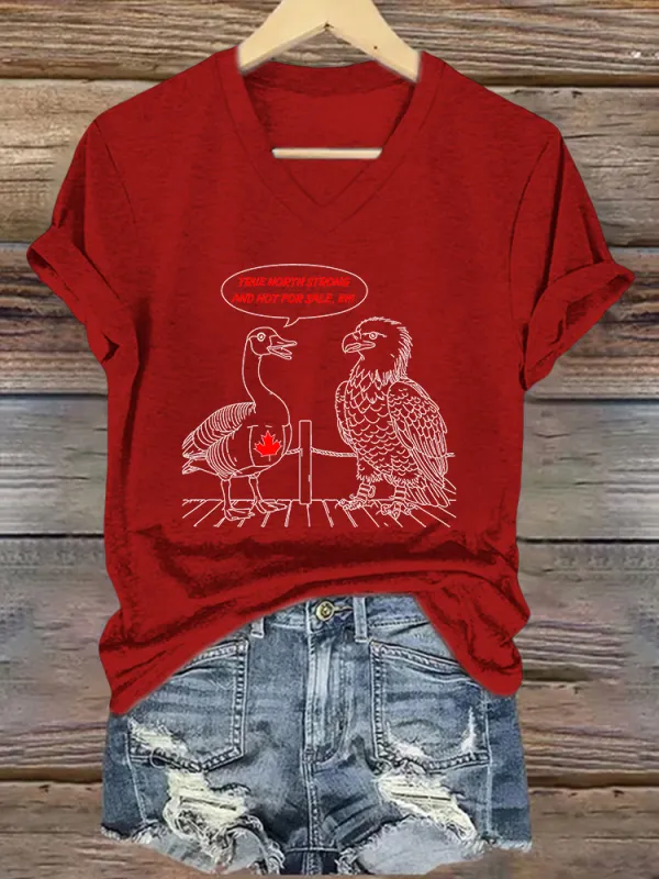 Women'S Never Be The 51st State Canada Will Never Yield To Tru.p T-Shirt