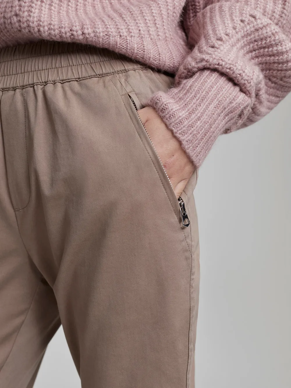 High-Rise Paperbag Tapered Pant