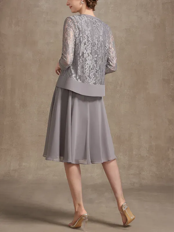 Round Neck Sleeveless Dress Top Set