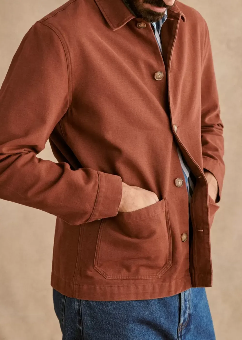 Plain Slight Stretch Jacket