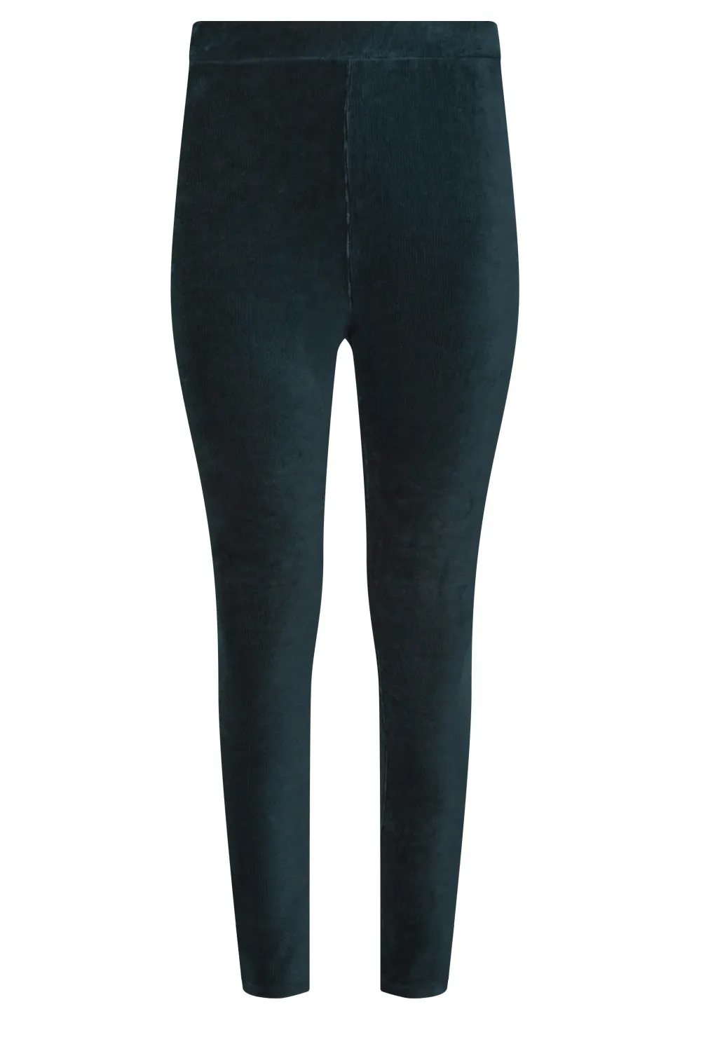 M&Co Teal Blue Cord Stretch Leggings