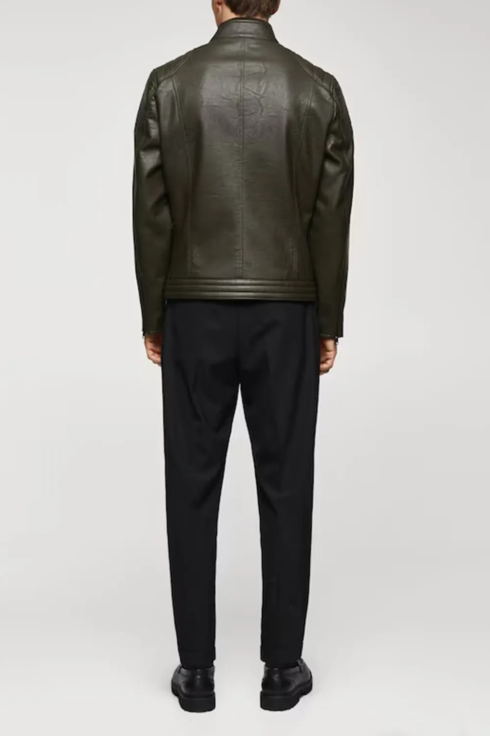 Nappa Leather-Effect Jacket