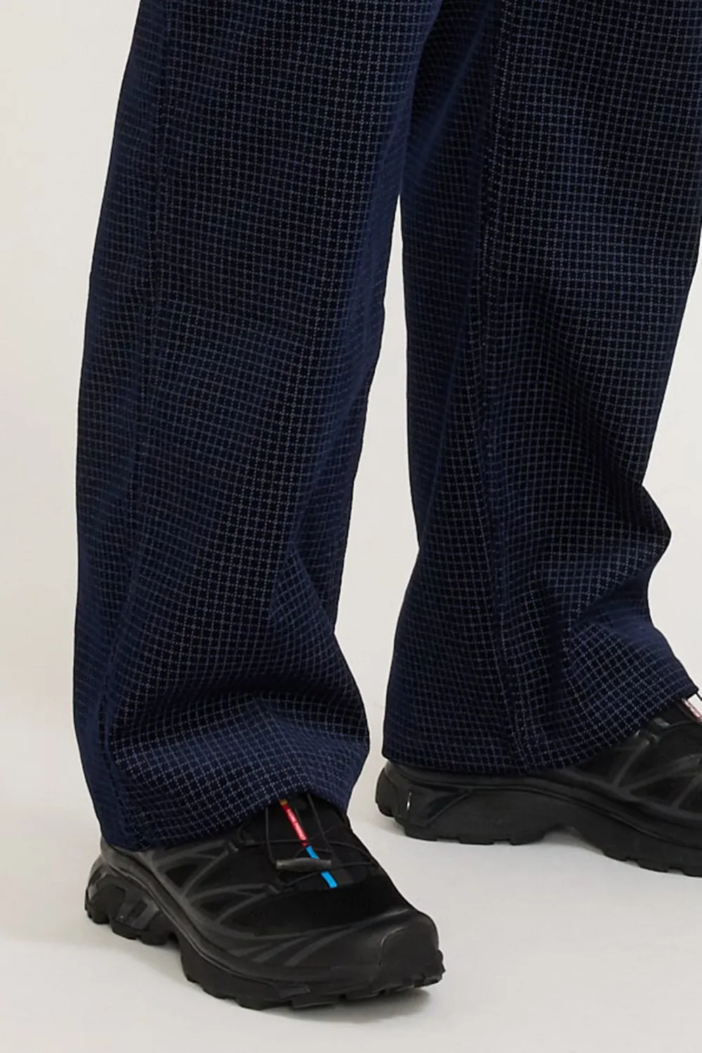 Small Plaid Casual Trousers