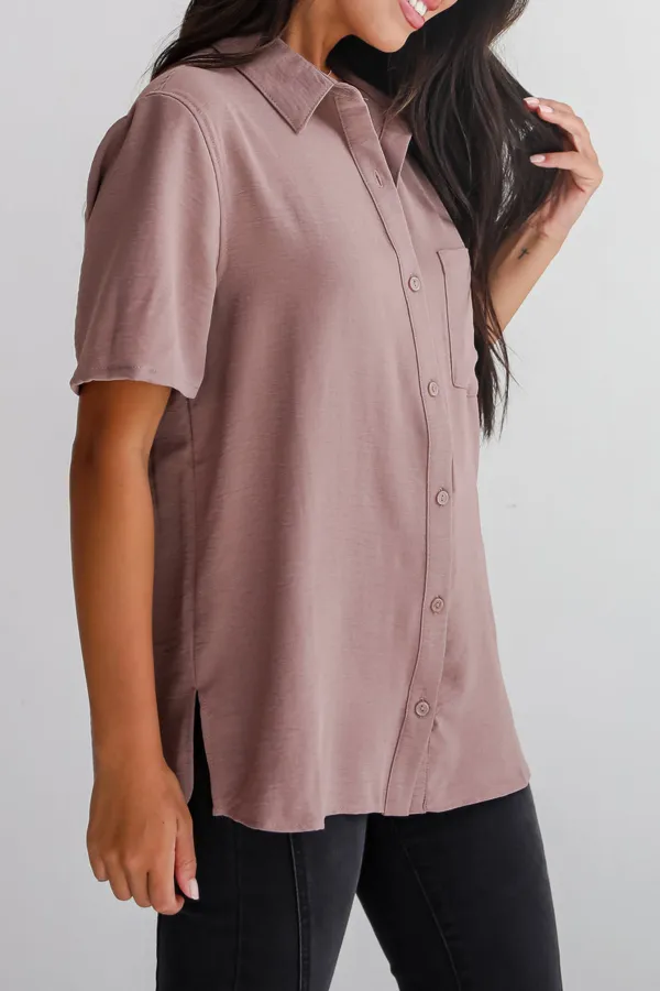 Button-Up Blouse