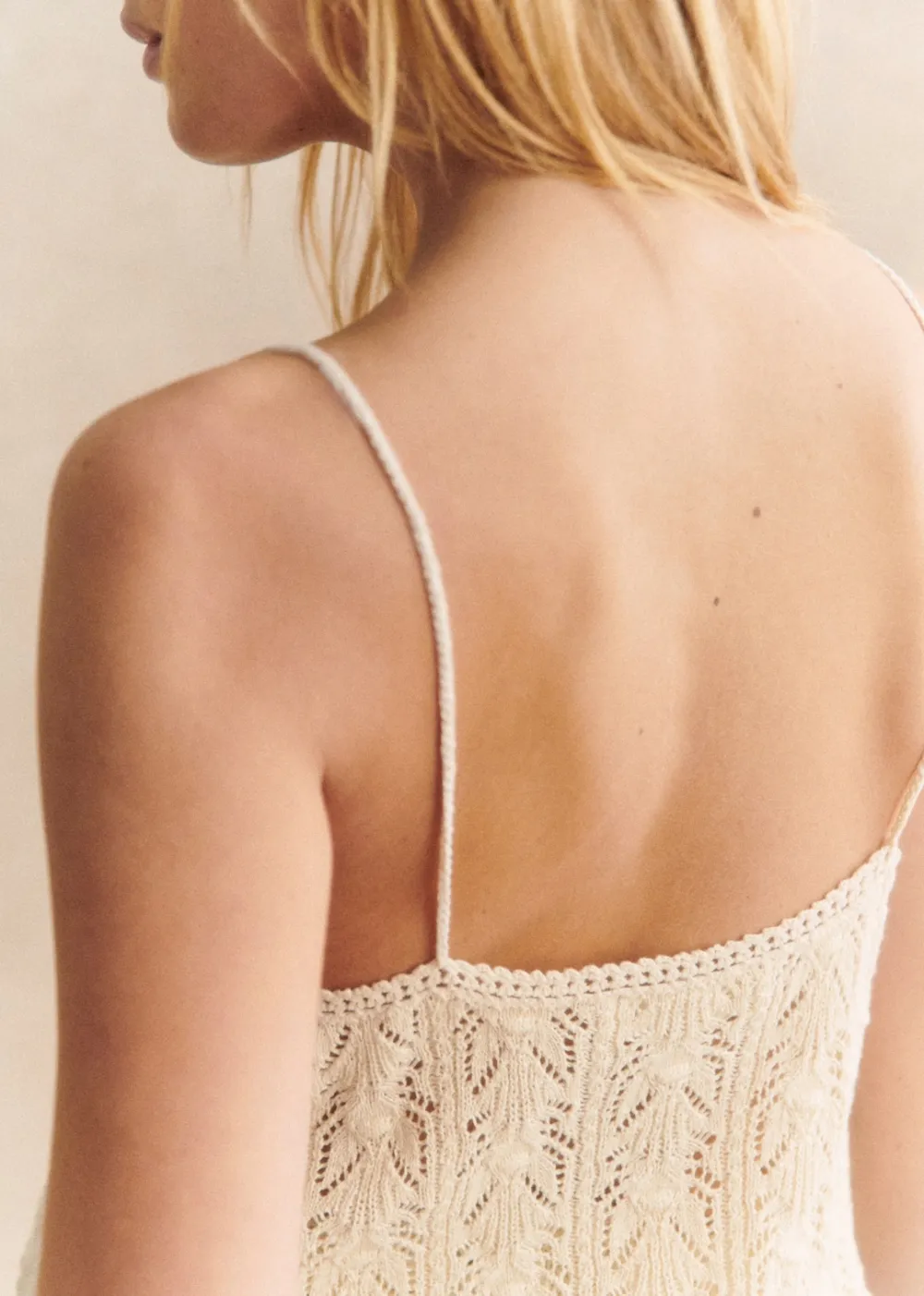 Solid Spaghetti Strap Organic Cotton Tank Top