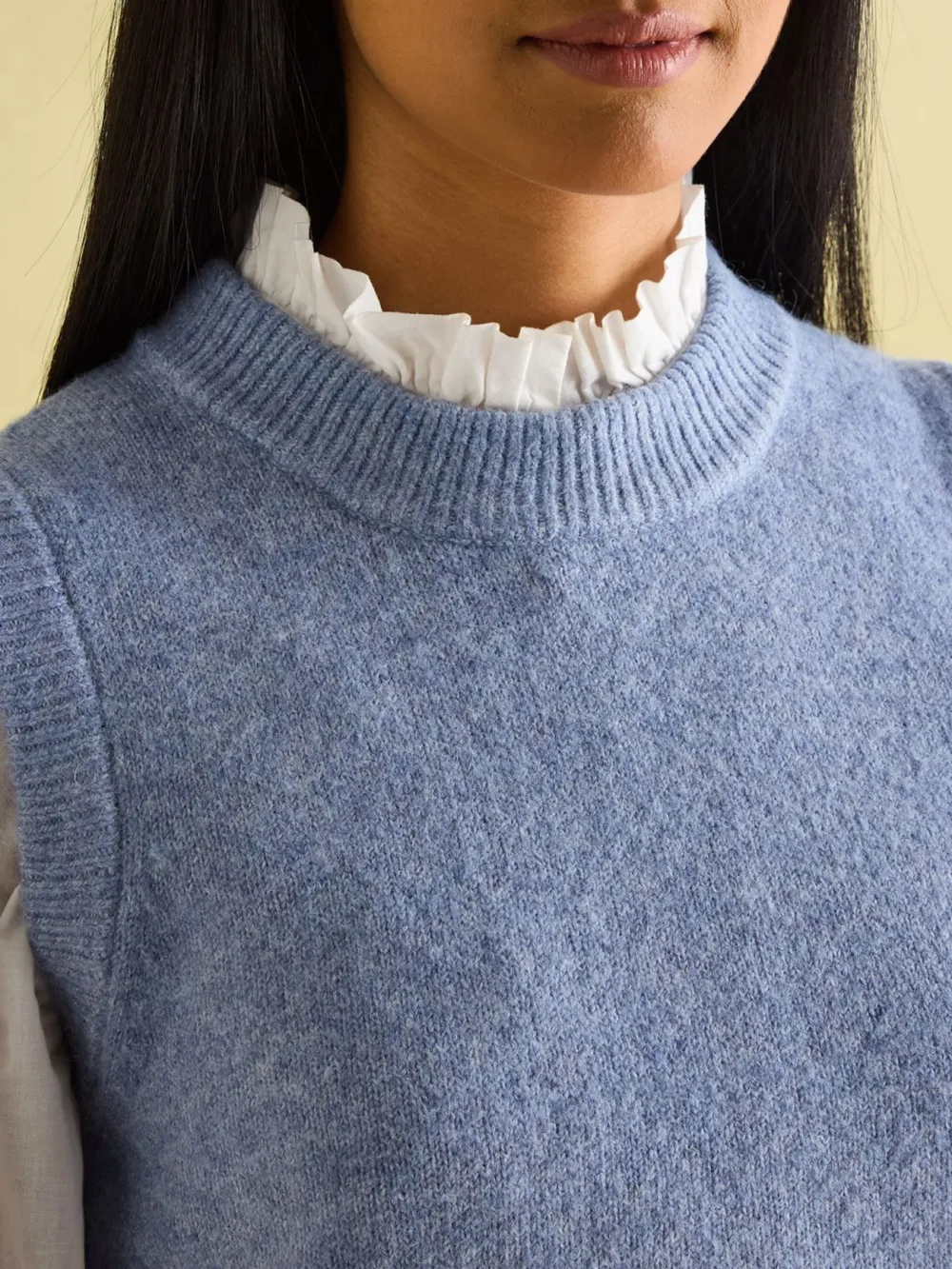 Pink Casual Style Knitted Vest