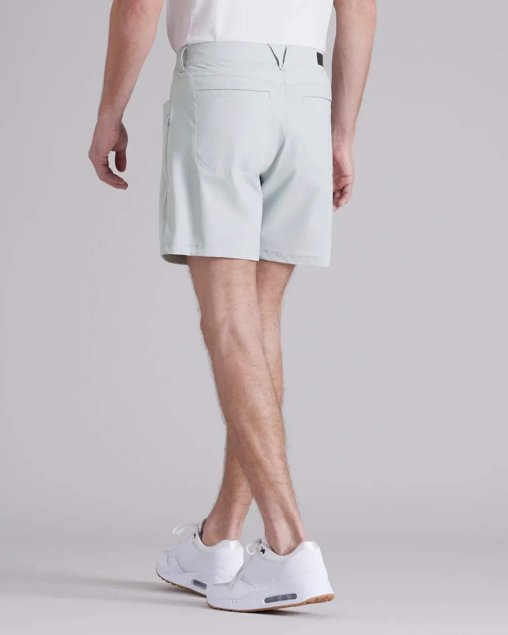 Gray Slim - Fit Men's Shorts