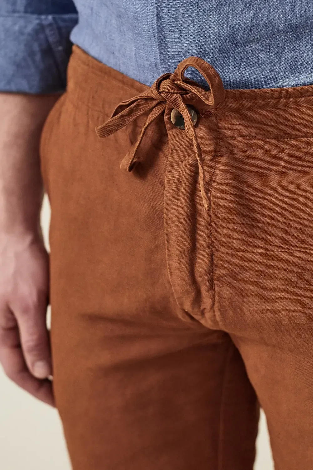 Contemporary Styled Button Shorts