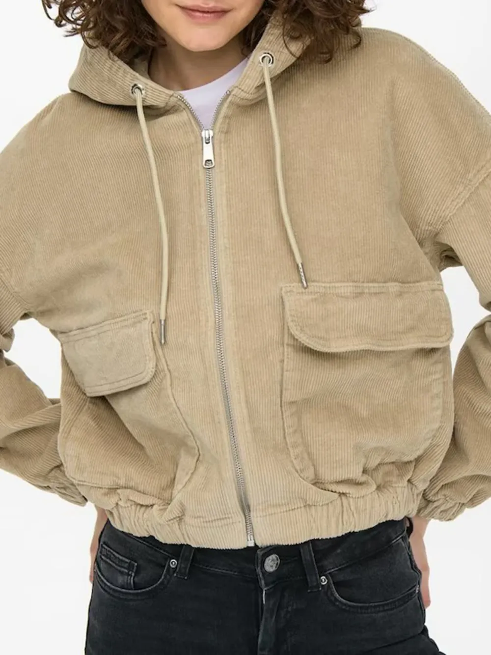 Overcut Shoulders Between-Season Jacket