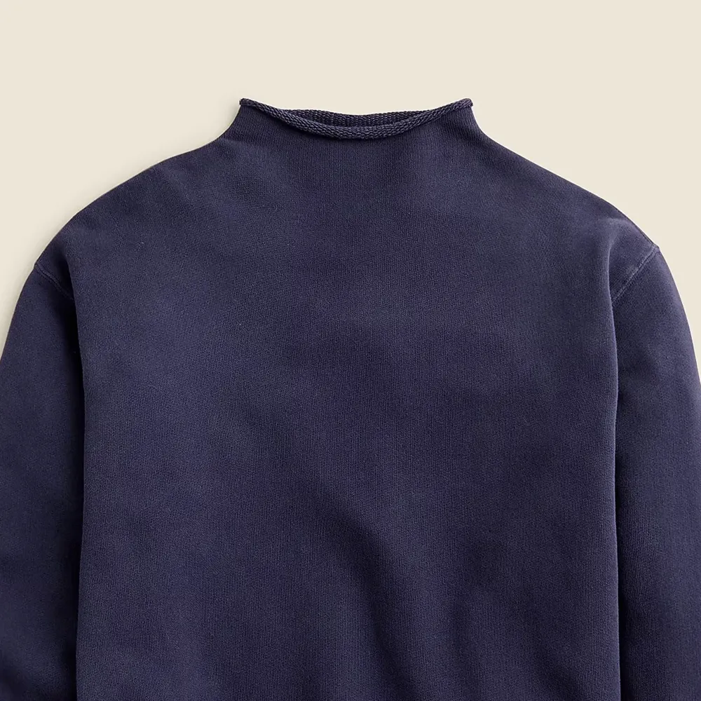Cotton Terry Rollneck Sweatshirts