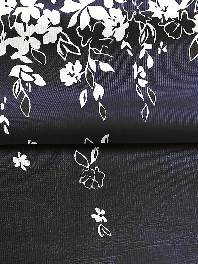 Women's T shirt Tee Black White Navy Blue Floral Button Print Short Sleeve Holiday Weekend Tunic Basic Round Neck Regular Fit Floral Painting