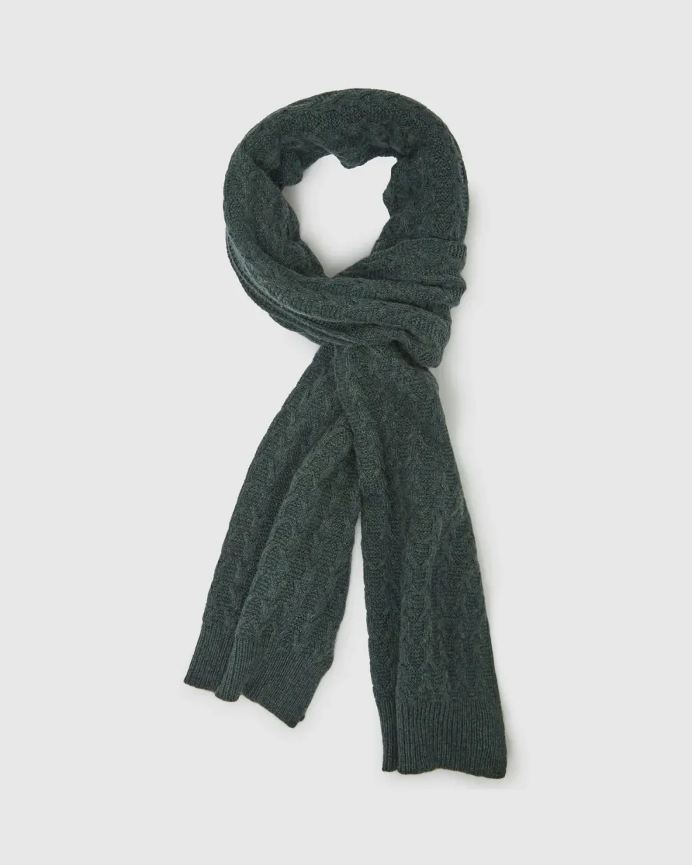 Cable Knit Warm Winter Scarf