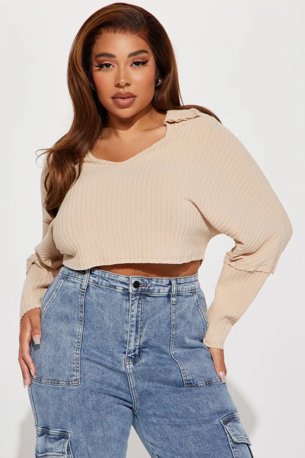 Timeless Crop Top - Beige