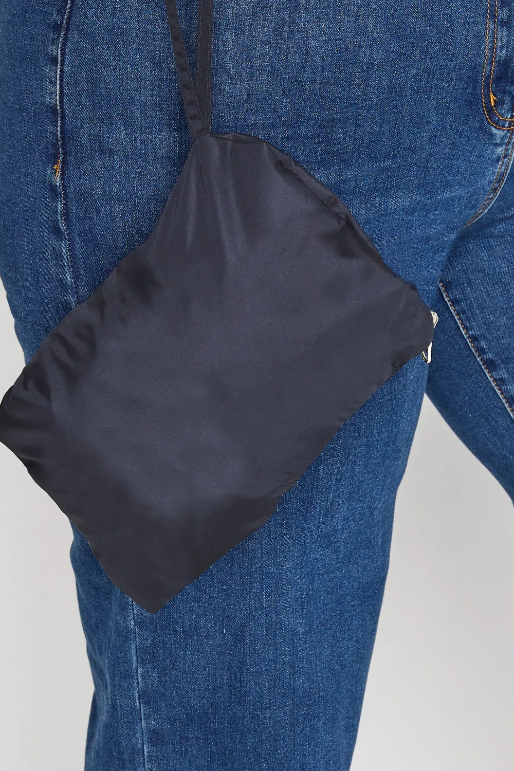 LTS Tall Black Dalmatian Print Pocket Parka