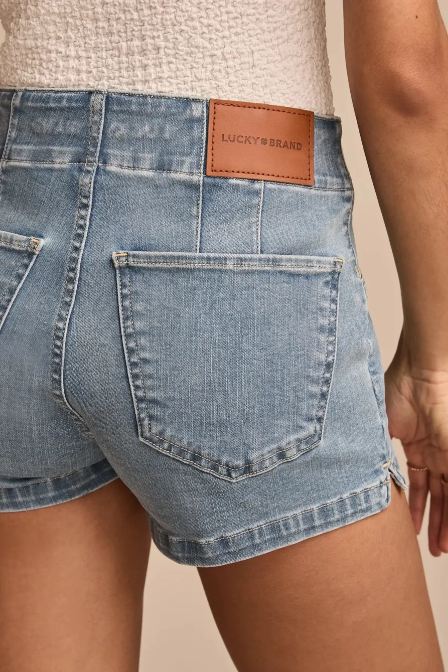 Olympian Blue High Rise Shorty