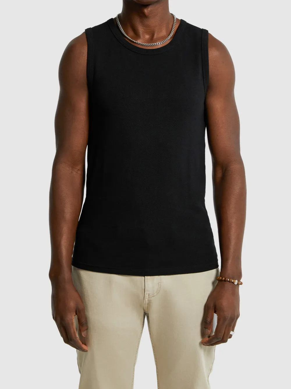 Basic Sleeveless Knit Tank