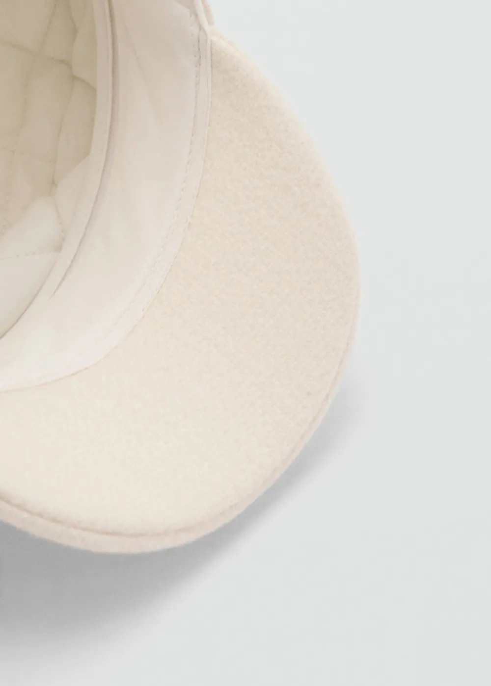 Casual Style Ecru Baker Cap