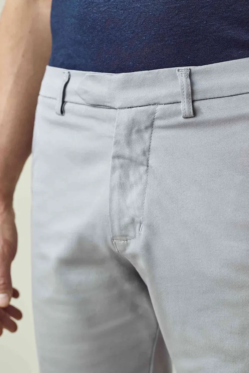 Belt Loops With Additional Central Belt Fastener Shorts