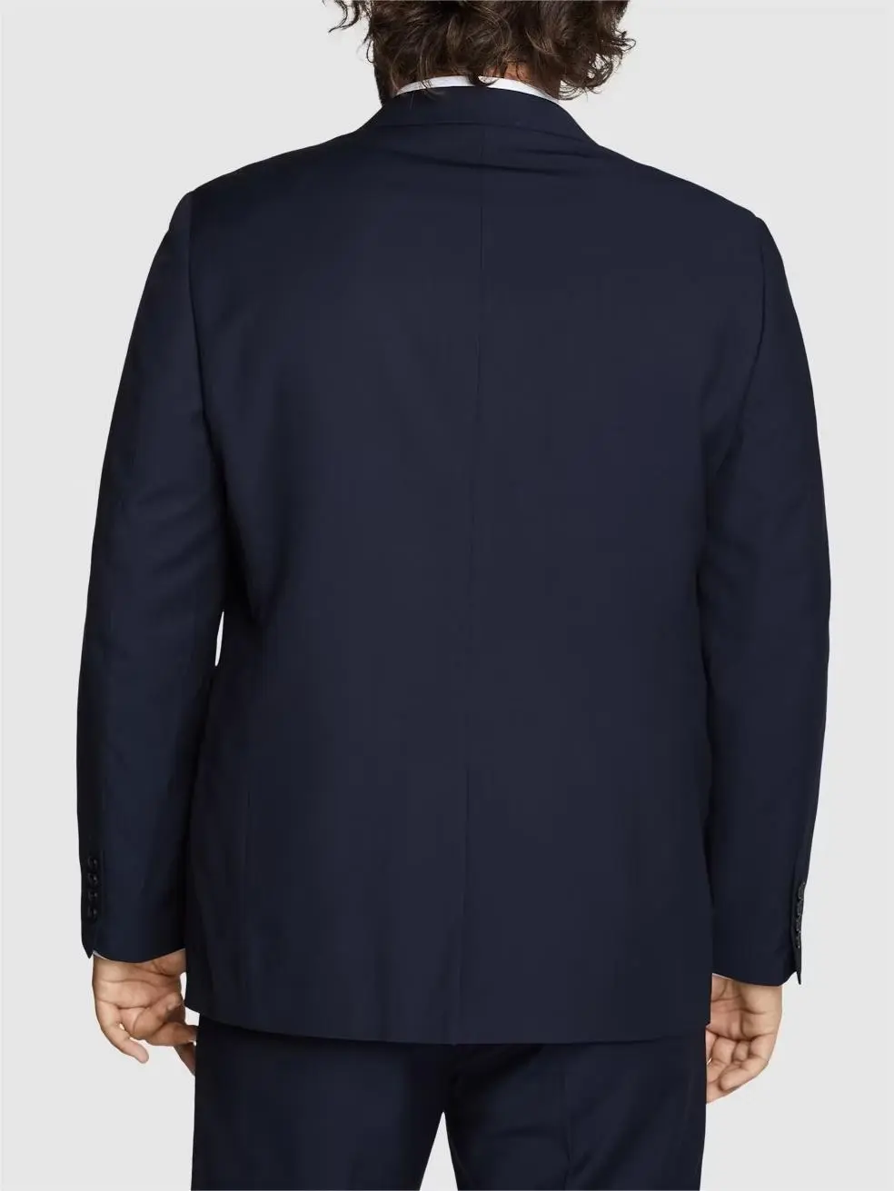 NAVY LAPEL SUIT JACKET