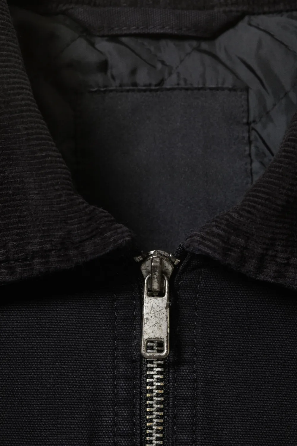 Zip Up Drop Shoulder Jacket