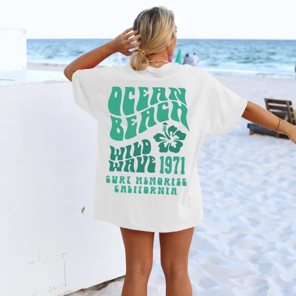 Ocean Beach Matching Short Sleeve Tees