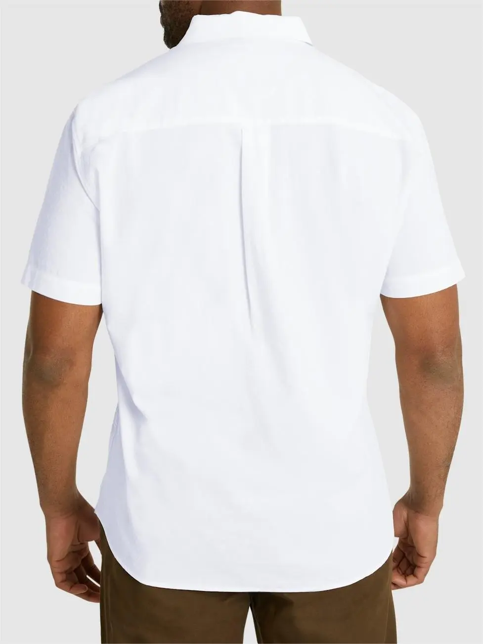 WHITE TEXTURED SHIRT