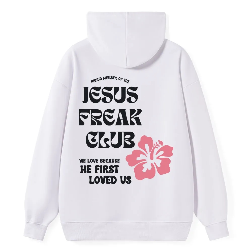 Jesus Freak Club Classic Christian Hoodie